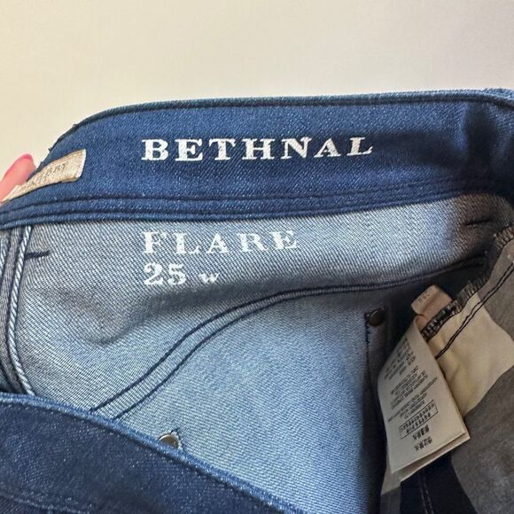 Burberry Bethanal Flare Denim Blue Jeans Bell Bottoms Size 25 - Picture 8 of 8